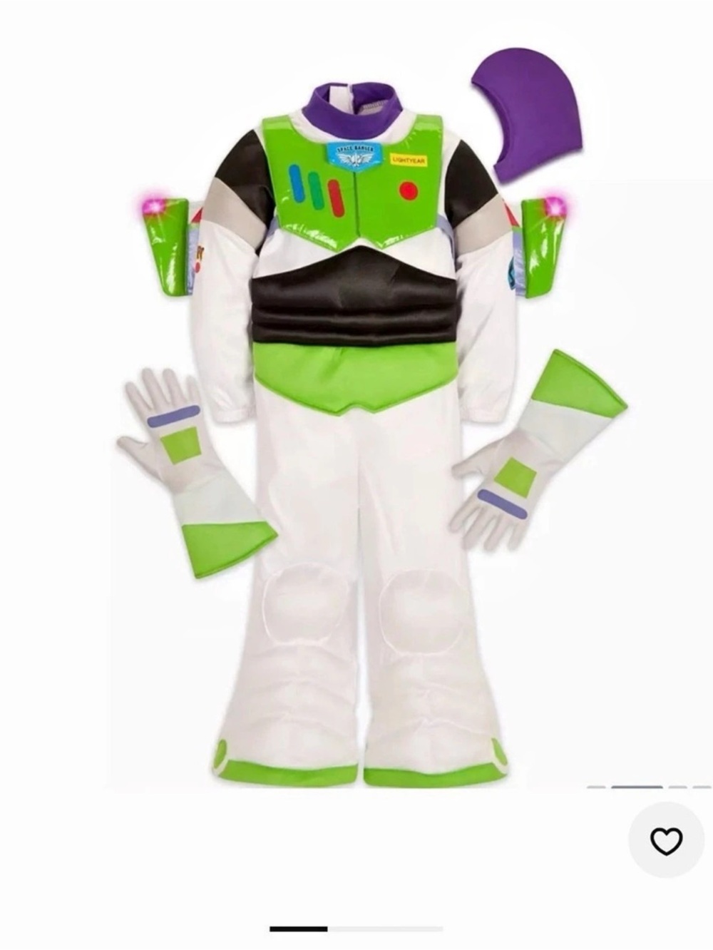 Disney Store Buzz Lightyear Costume with Lights and Sound for Kids – Toy Story